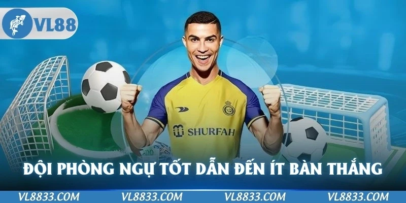 Các đội phòng ngự tốt thường dẫn đến các trận đấu ít bàn thắng